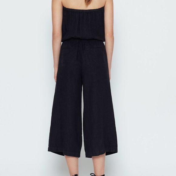 Joie Sadia Linen Strapless Jumpsuit - Picture 3 of 4